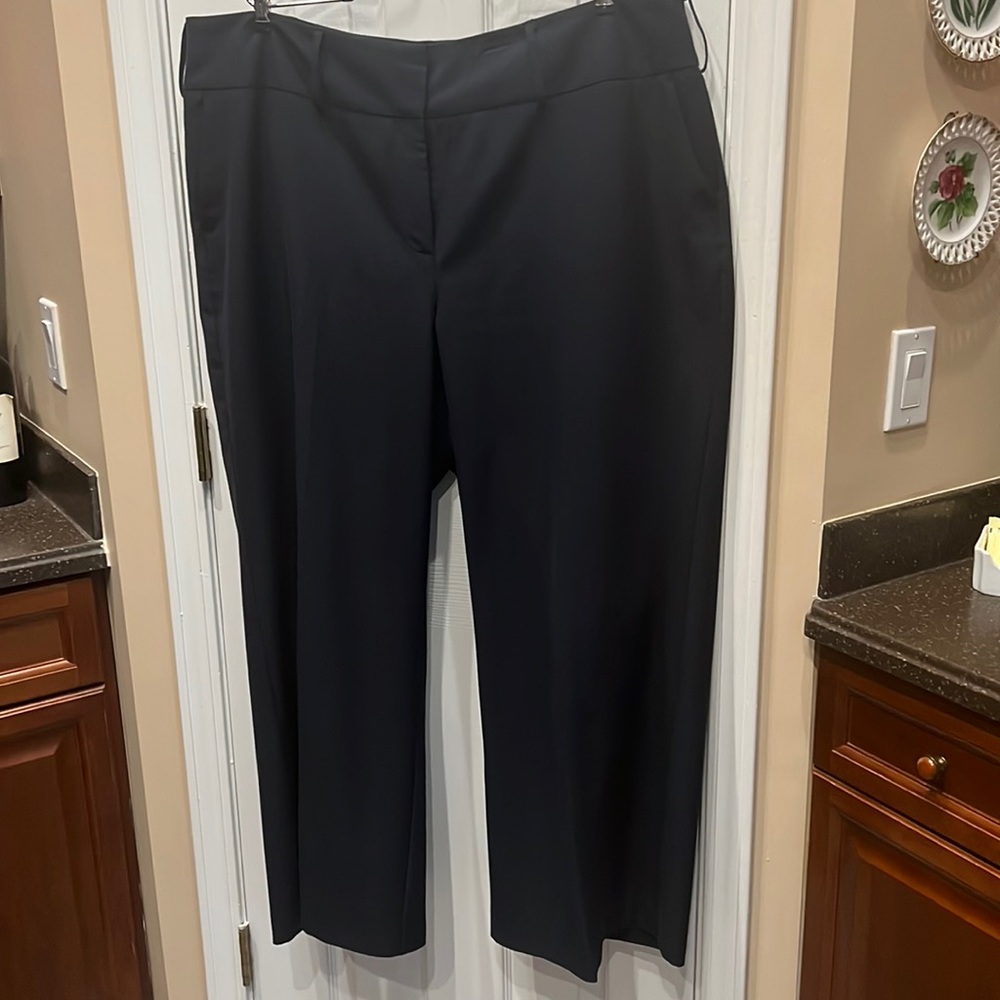 Lane Bryant Perfect Drape, high rise, wide leg trouser